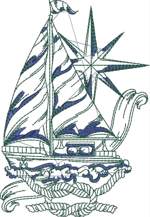 Sailor’s Knot Nautical Embroidery Pattern