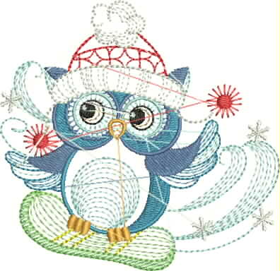 Festive Ornament Gift Embroidery
