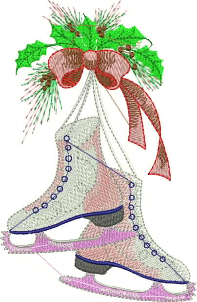 European Holiday Spirit Embroidery