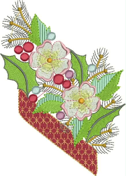Classic Christmas Bauble Embroidery