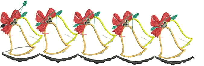 Joyful Christmas Decoration Embroidery