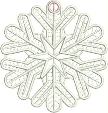 Radiant Christmas Decoration Embroidery