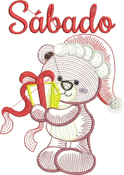 Seasonal Ornament Embroidery Design