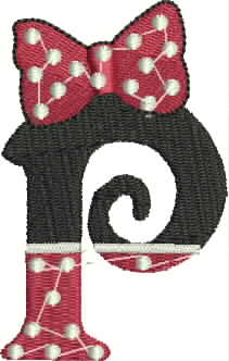 P – Playful Mini Mouse P