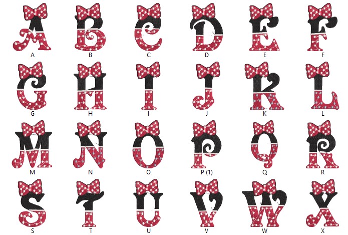 Royal Monogram Alphabet Embroidery Design Set