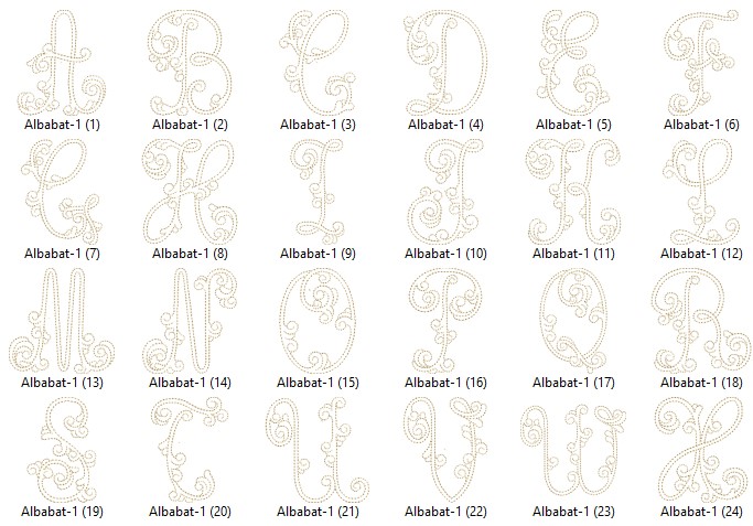 Kids Friendly Alphabet Embroidery Set