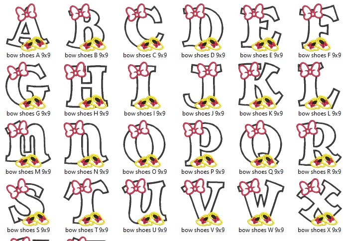 Royal Alphabet Embroidery Fonts