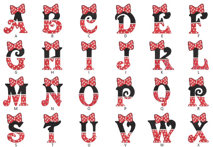 Exclusive A–Z Letter Embroidery Collection