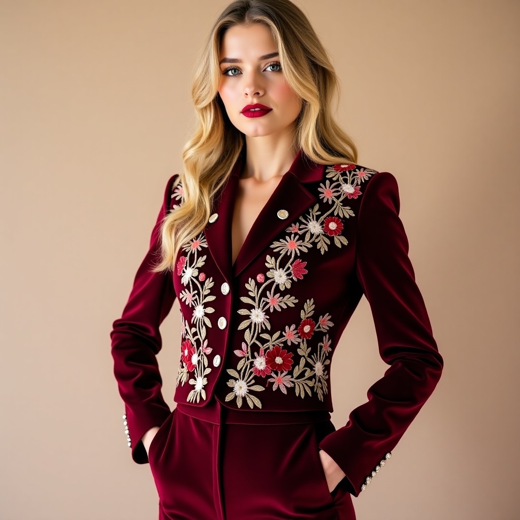 Royal Heritage Bloom Military Jacket
