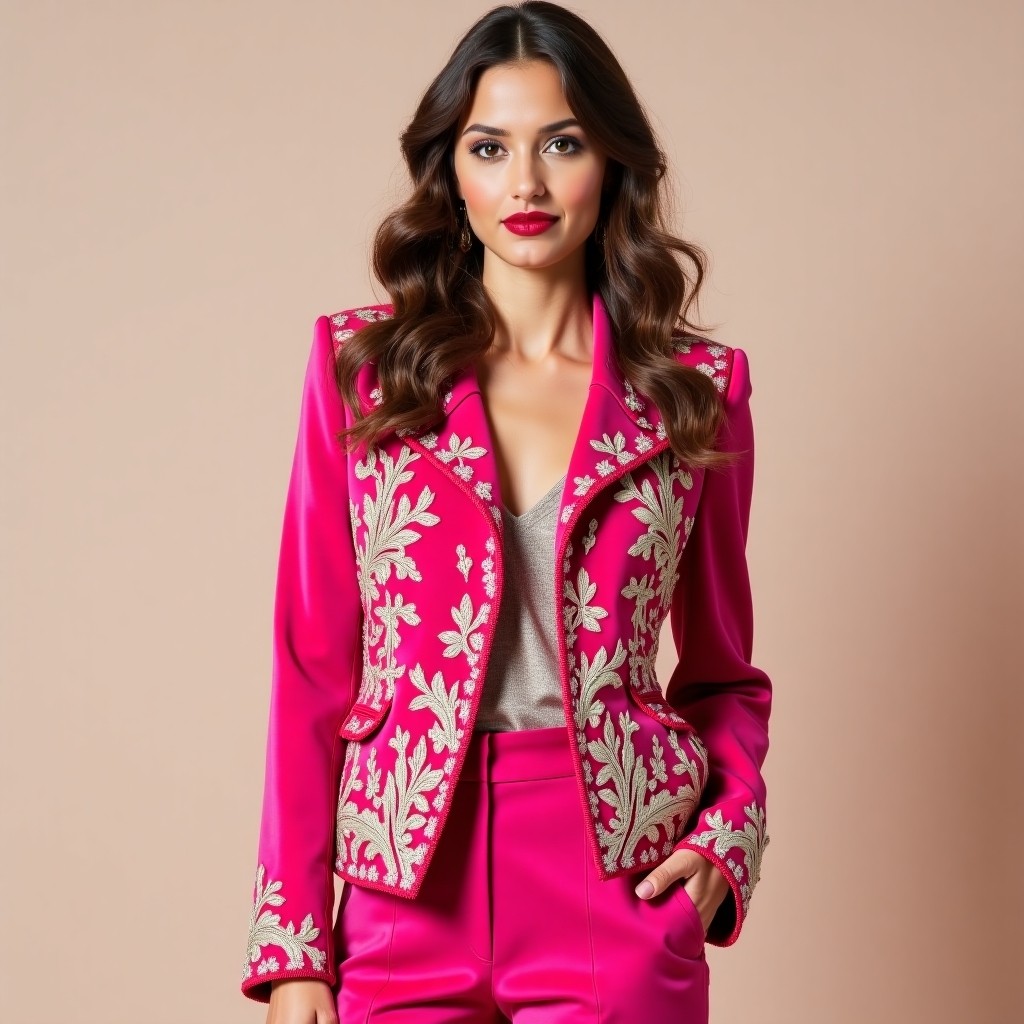 Grand Duchess Floral Officer Jacket