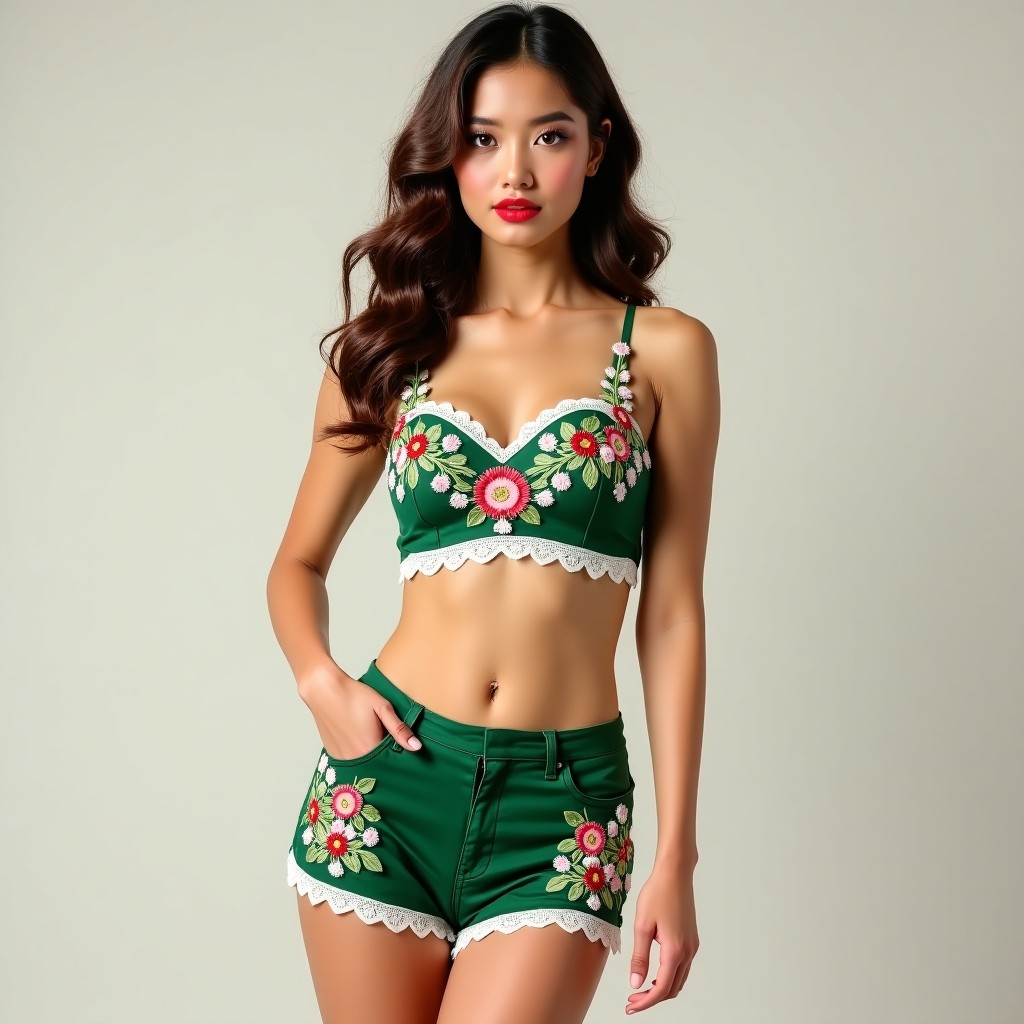 Elite Blossom Garden Stylish Floral Embroidery Design for Women's Dresses