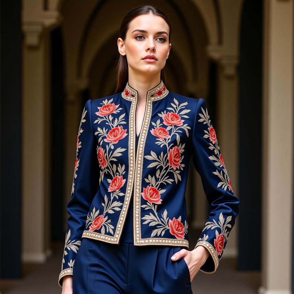 Prestige Midnight Blossom Fashion Jacket