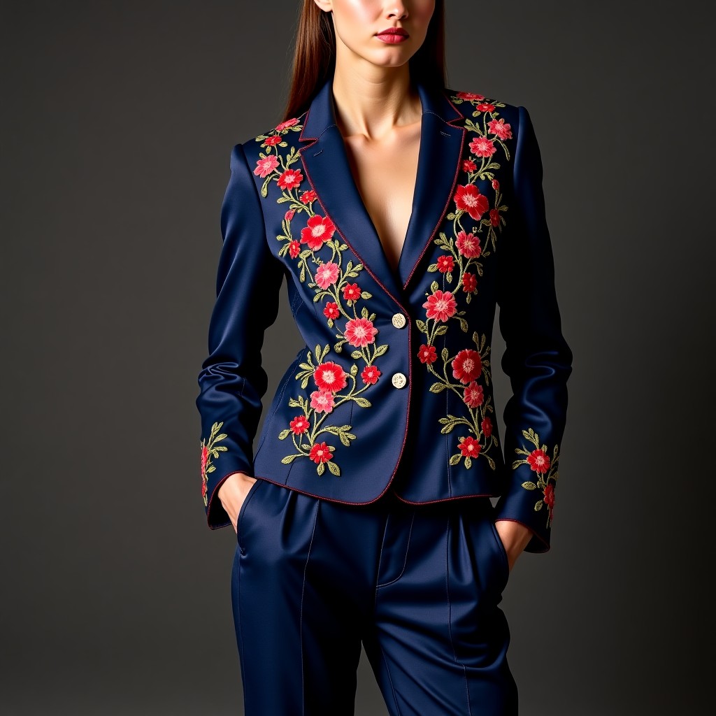 Prestige Regal Floral Couture Jacket