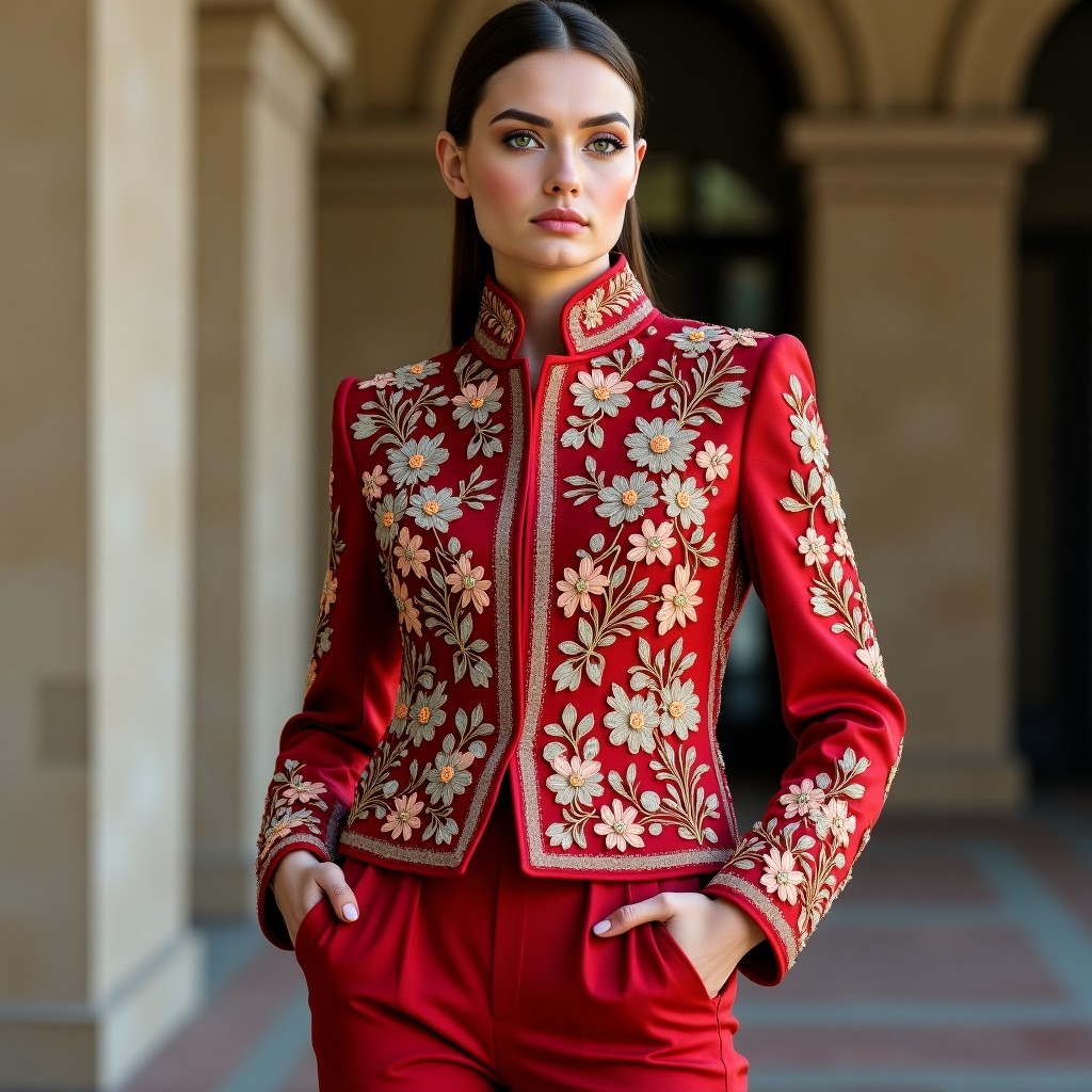 Imperial Regal Bloom Women's Luxury Jacket