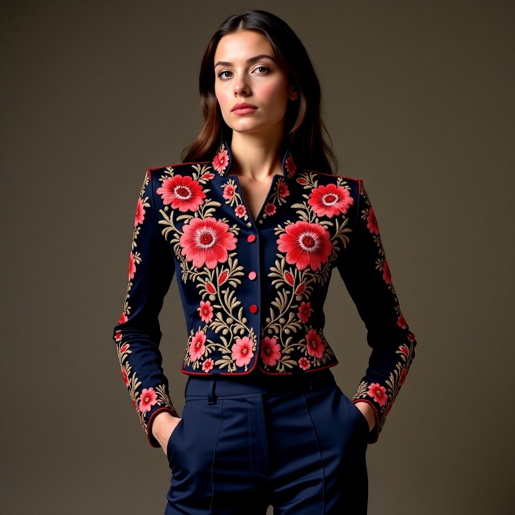 Royal Heritage Floral Embroidered Prestige Jacket