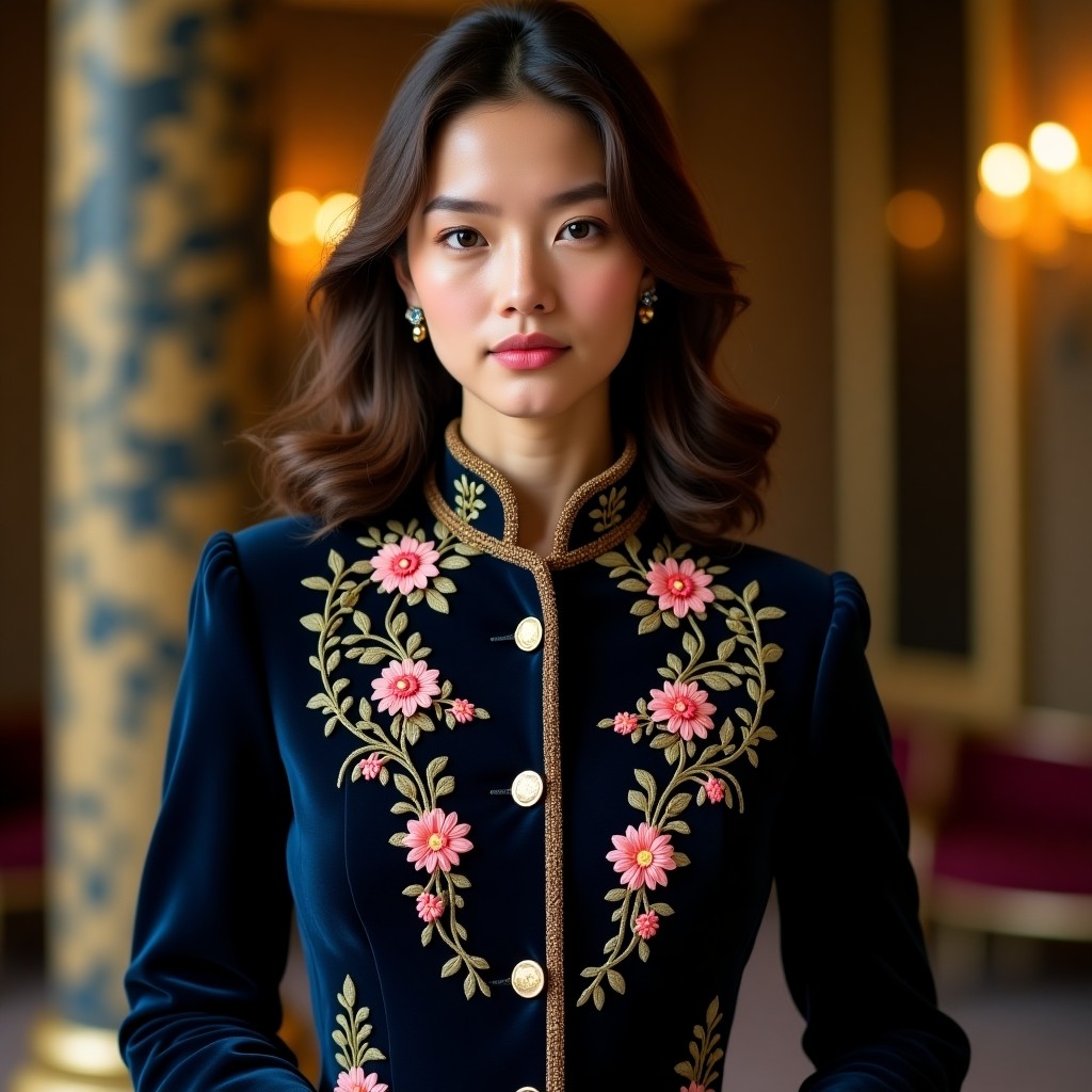 Prestige Floral Garden Luxury Women's Blazer
