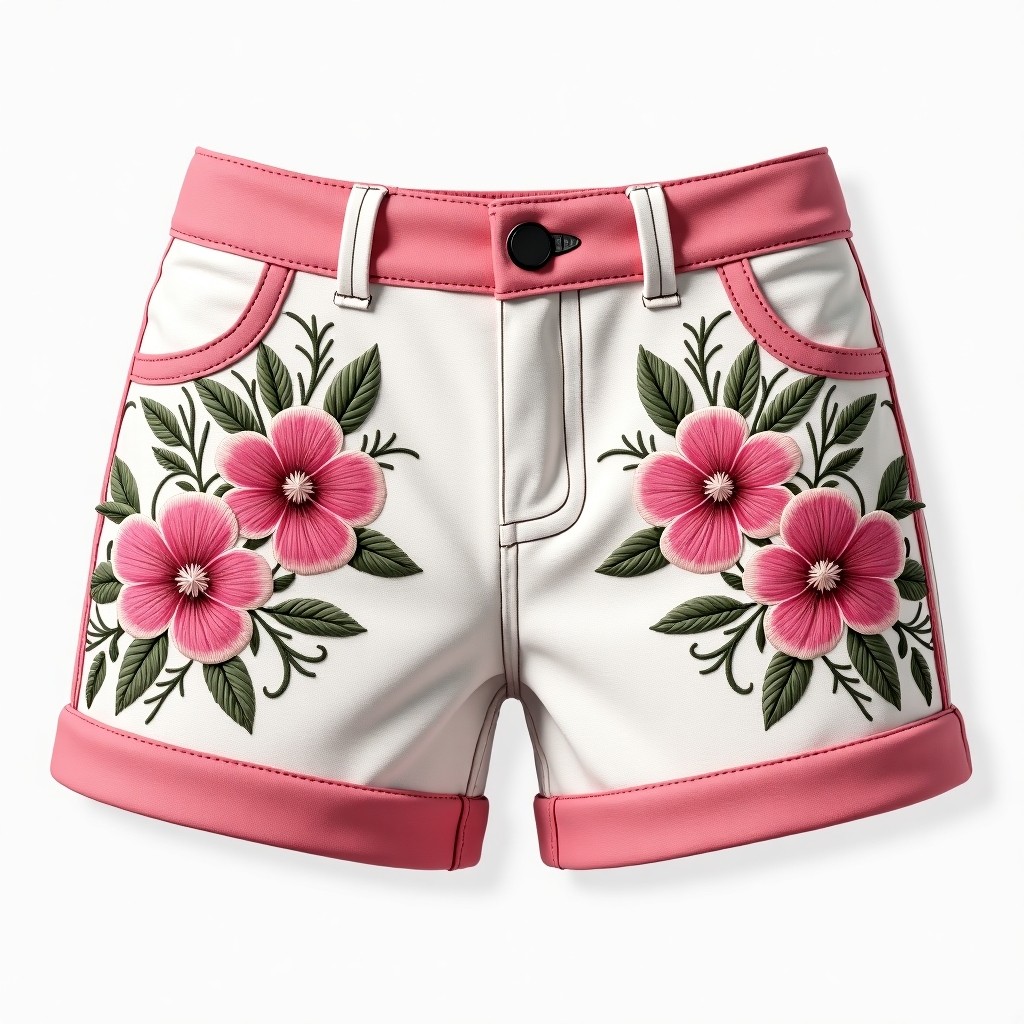 Prestige Floral Lace Embroidered Women's Shorts