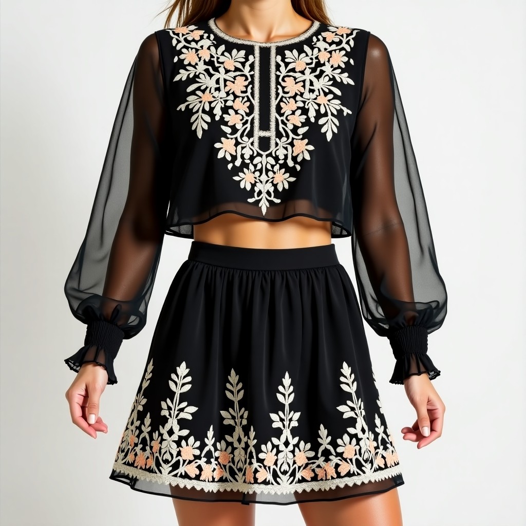 Signature Blossom Royale Embroidered Women's Premium Set