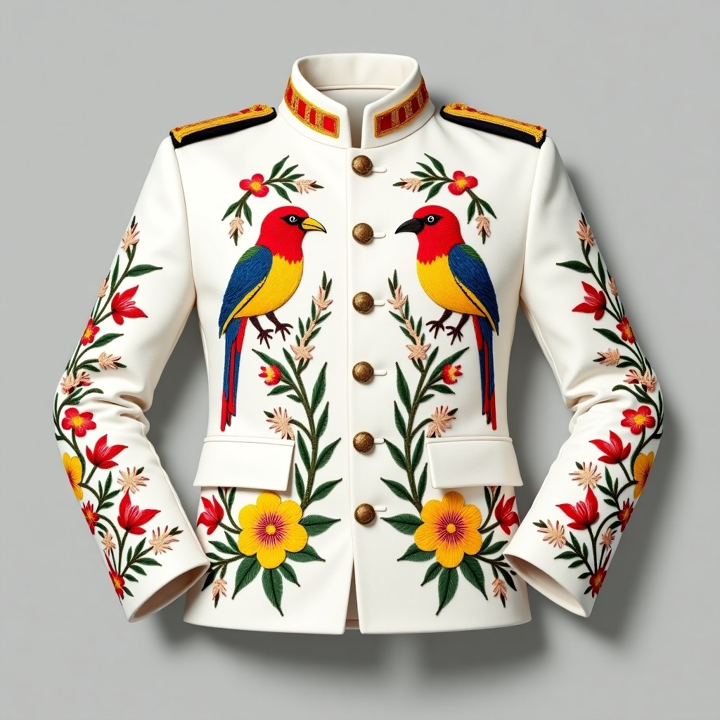 Royal Blossom Guard Women's Embroidered Jacket