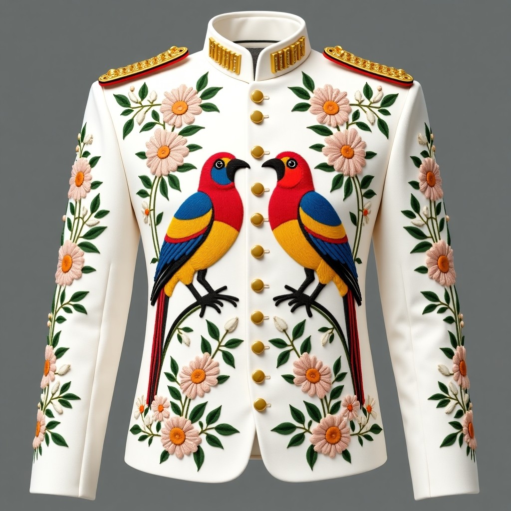 Royal Daisy Empress Women's Embroidered Blazer