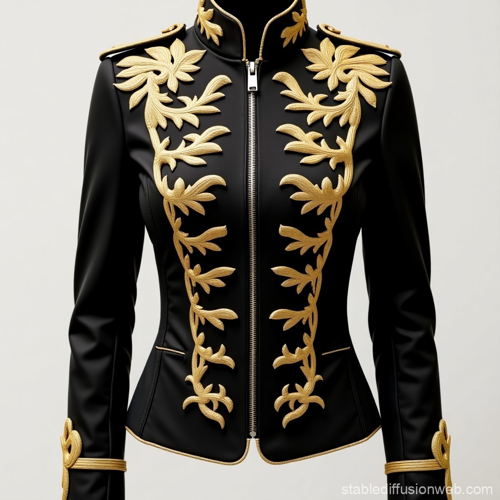 Golden Orchid Commander Women's Blazer
