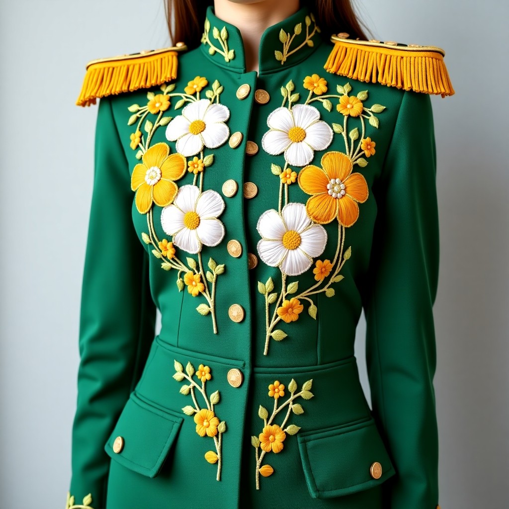 Golden Garden Empress Women's Embroidered Jacket