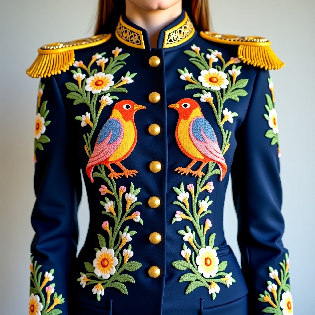 Emerald Rose Commander Luxury Women's Blazer
