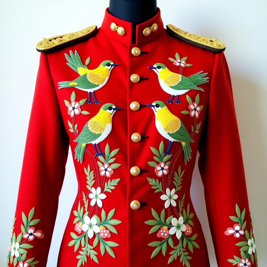 Golden Daisy Royale Women's Embroidered Jacket