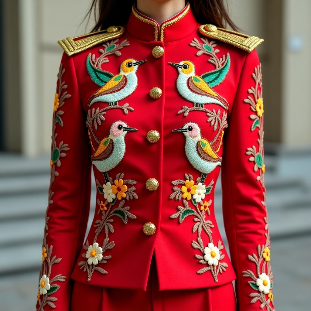 Imperial Floral Commander Women's Blazer