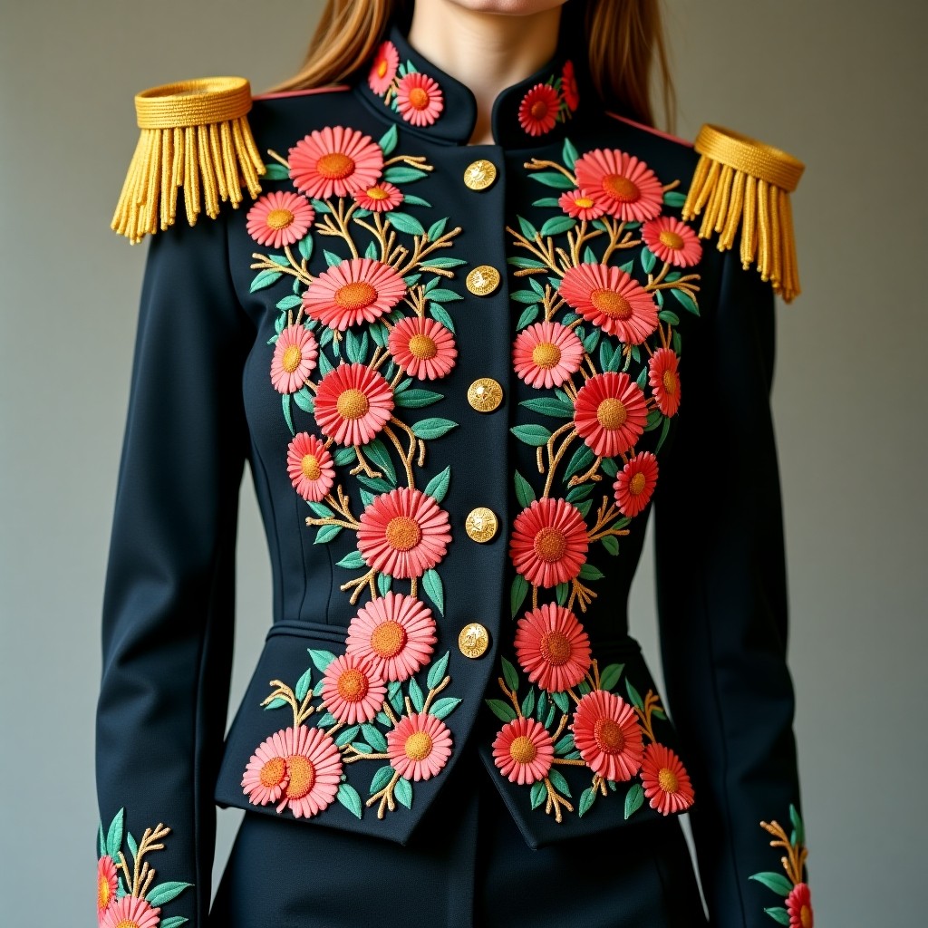 Diamond Royal Flora Commander Women's Blazer