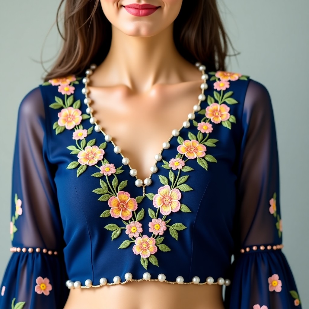 AI Imperial Garden Prestige Blouse