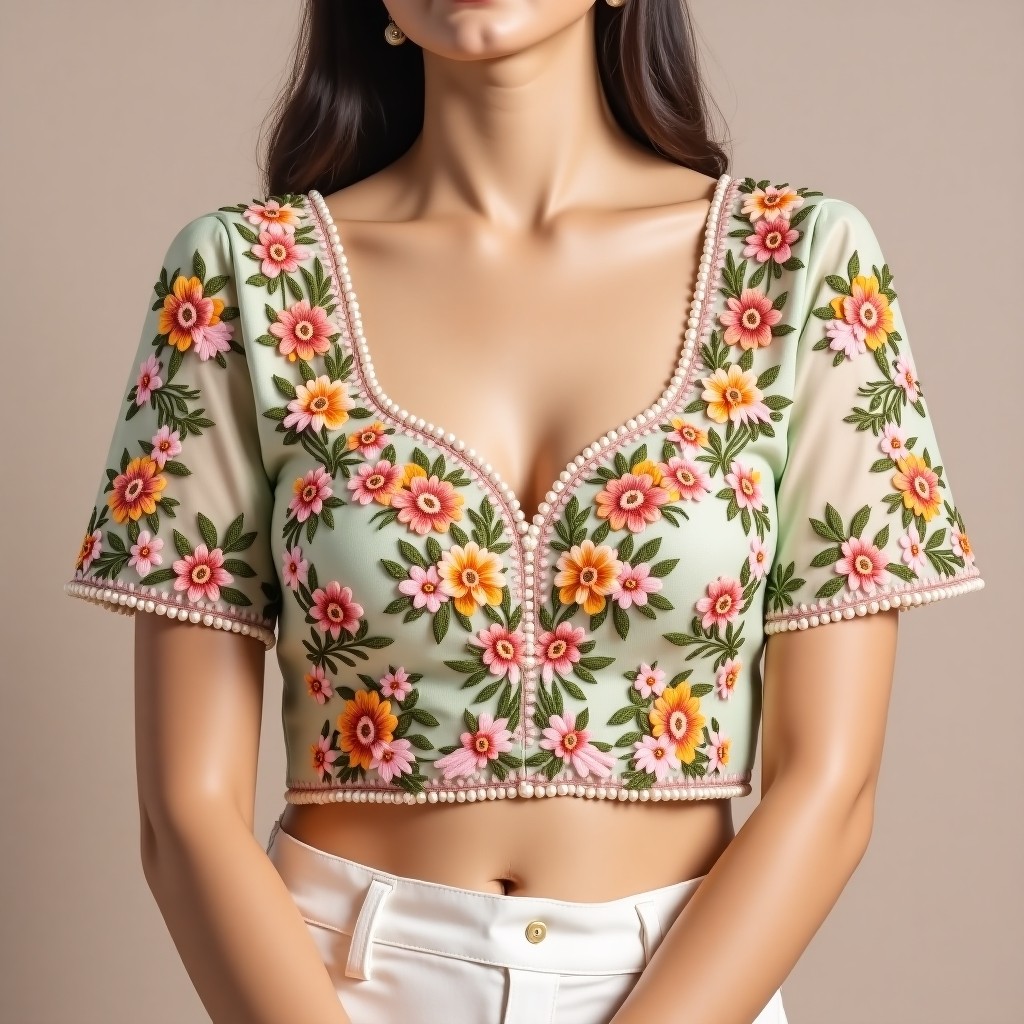 AI Emerald Garden Prestige Blouse