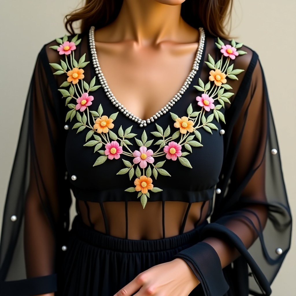 Elegant Royal Garden Collar Design