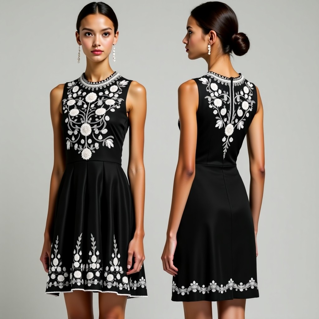 Golden Daisy Elegance Dress