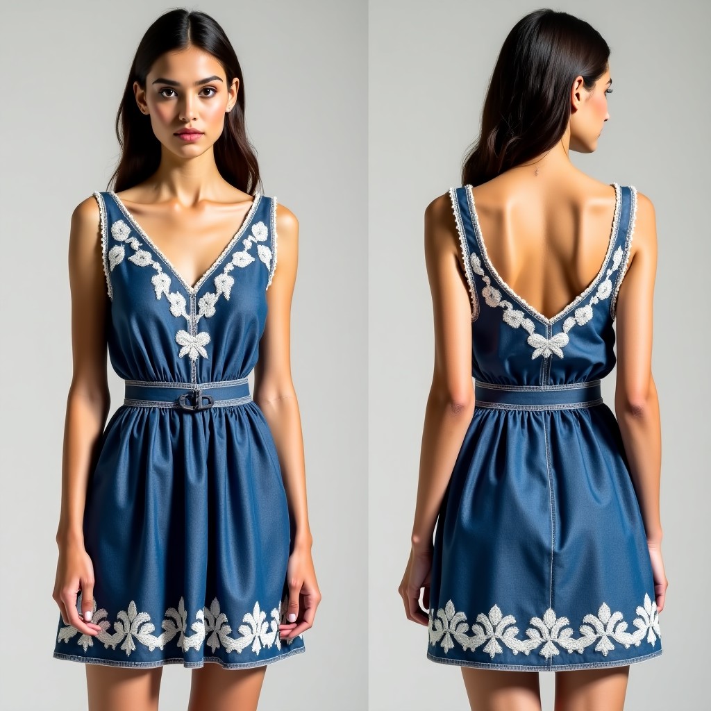Daisy Meadow Floral Flare Dress