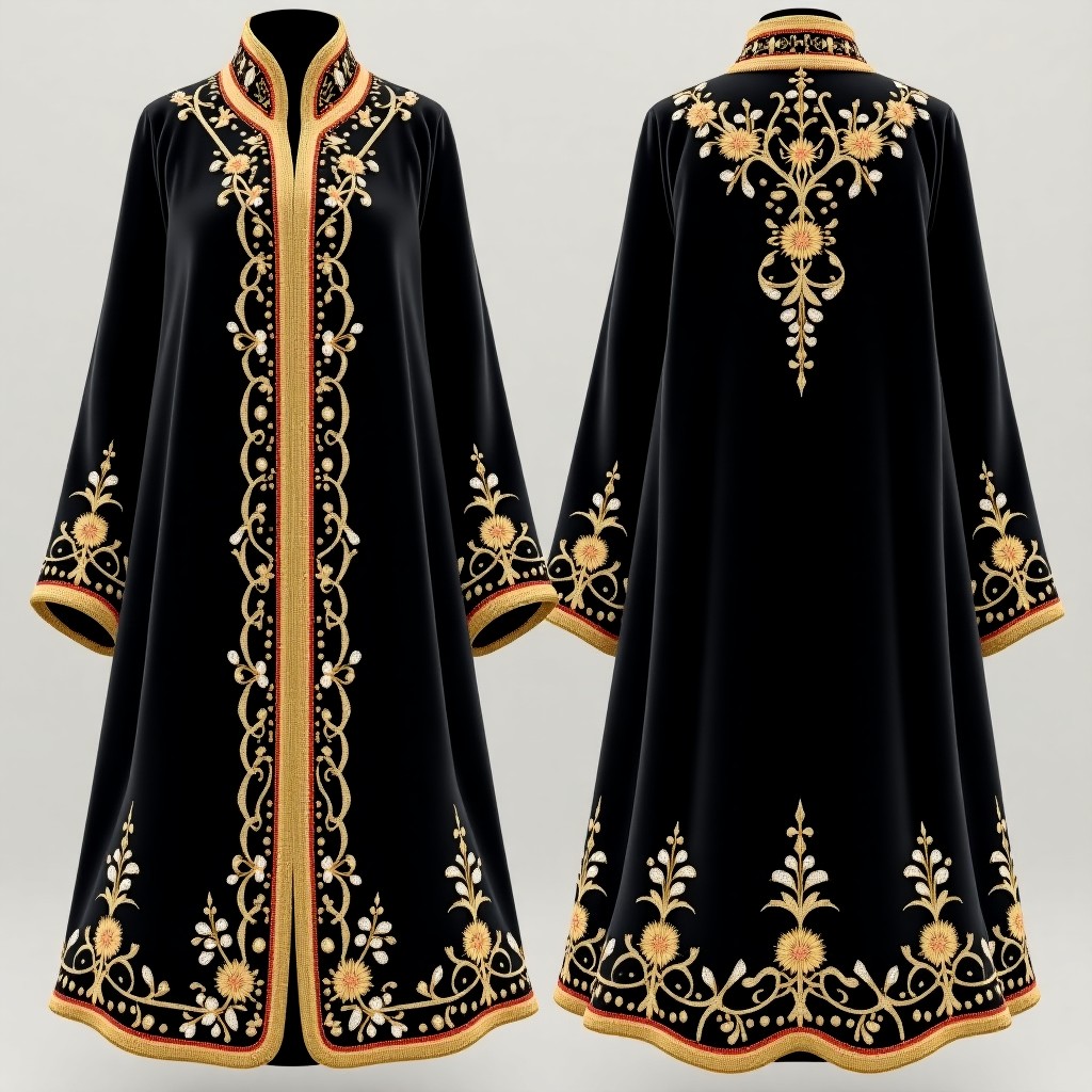 Crimson Royal Heritage Abaya