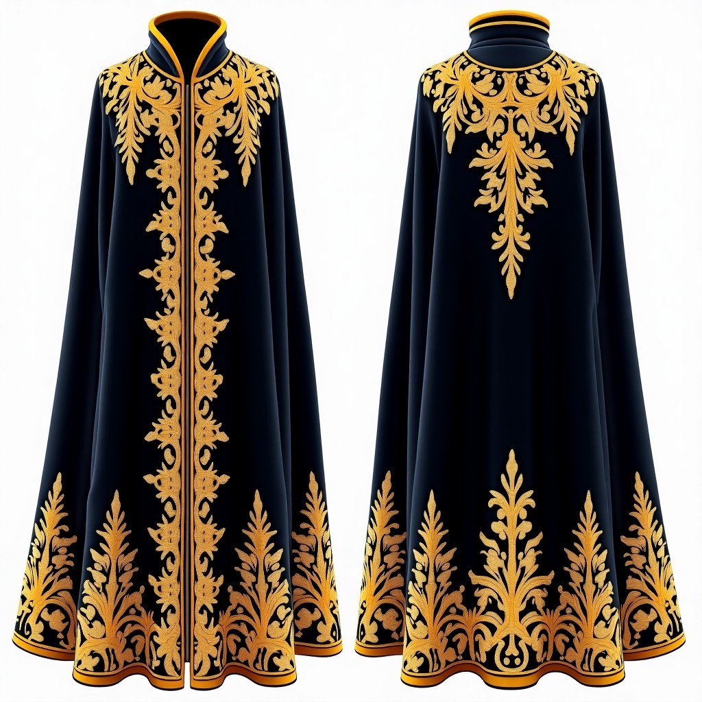 Blossom Garden Luxury Open Front Abaya