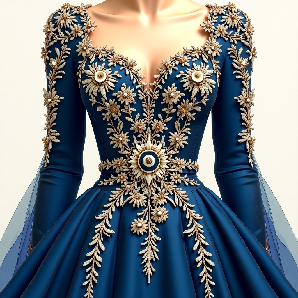 Golden Vine Princess Elegance Dress