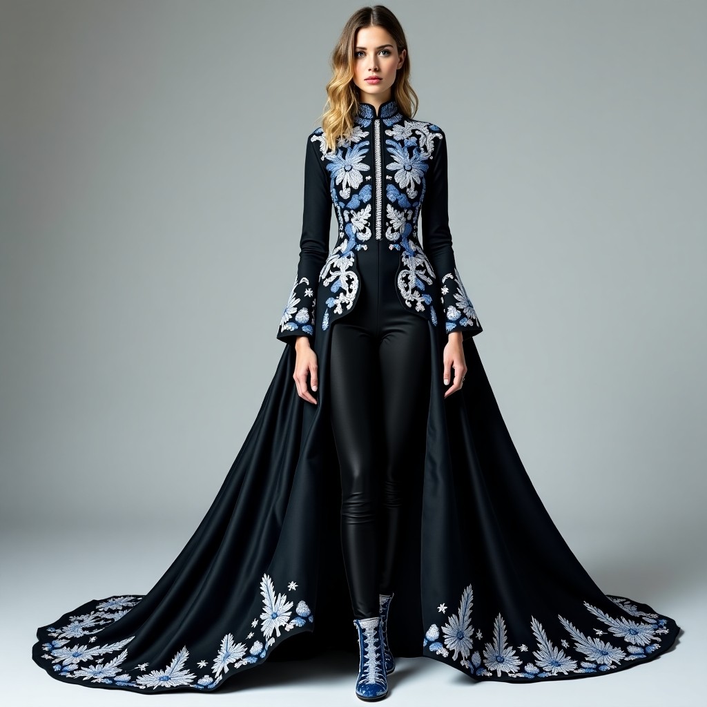 Golden Matador Couture Cape Suit