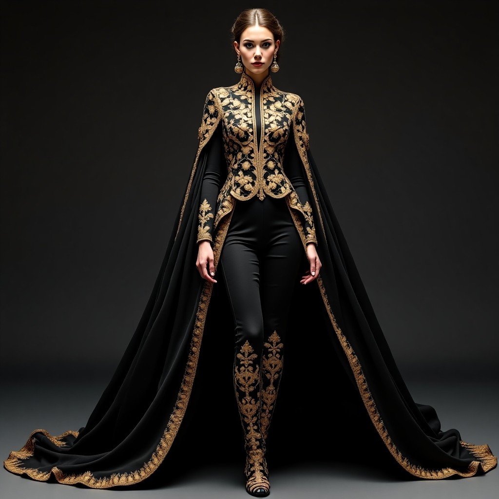 Black Royal Matador Couture Suit