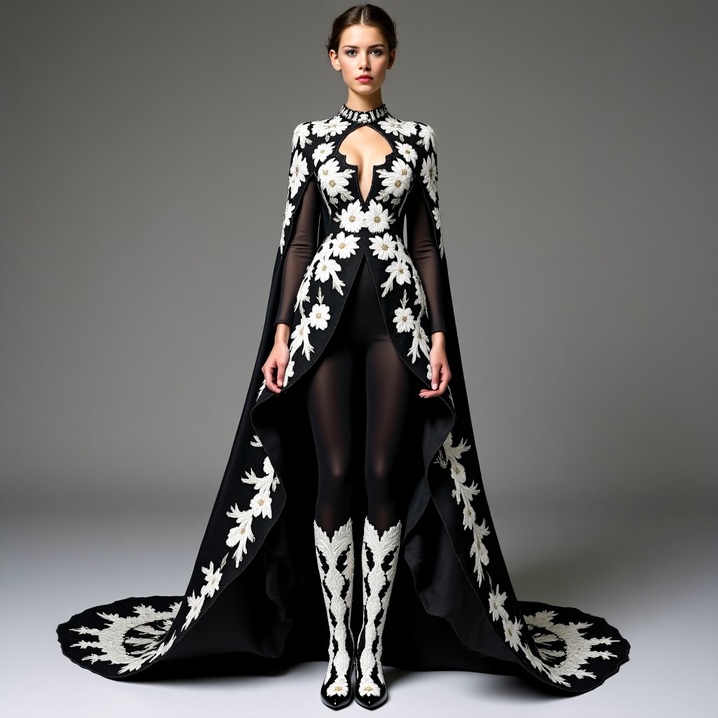 Grand Imperial Gold Cape Suit