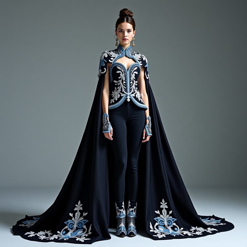 Majestic Black Royal Matador Cape