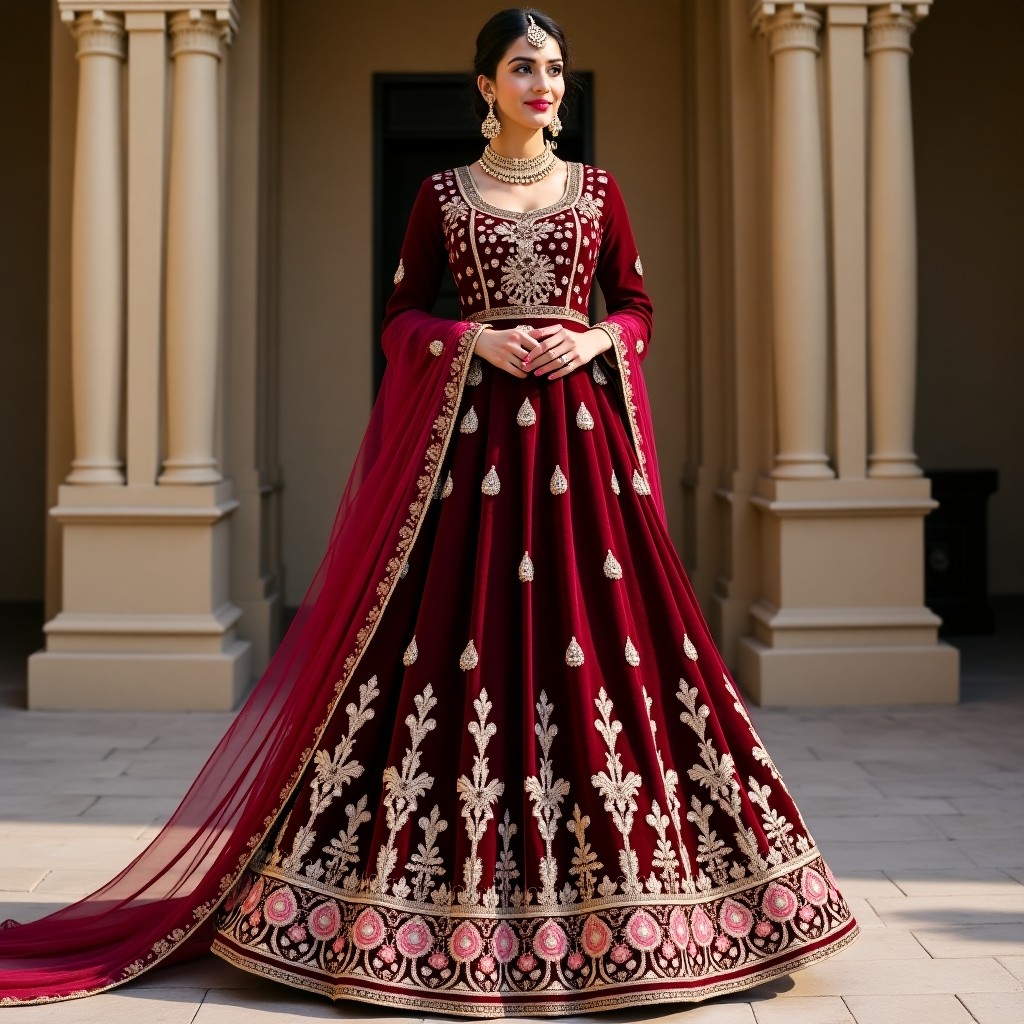 Elegant Floral Festive Lehenga