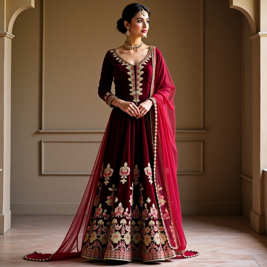 Elegant Royal Bloom Lehenga