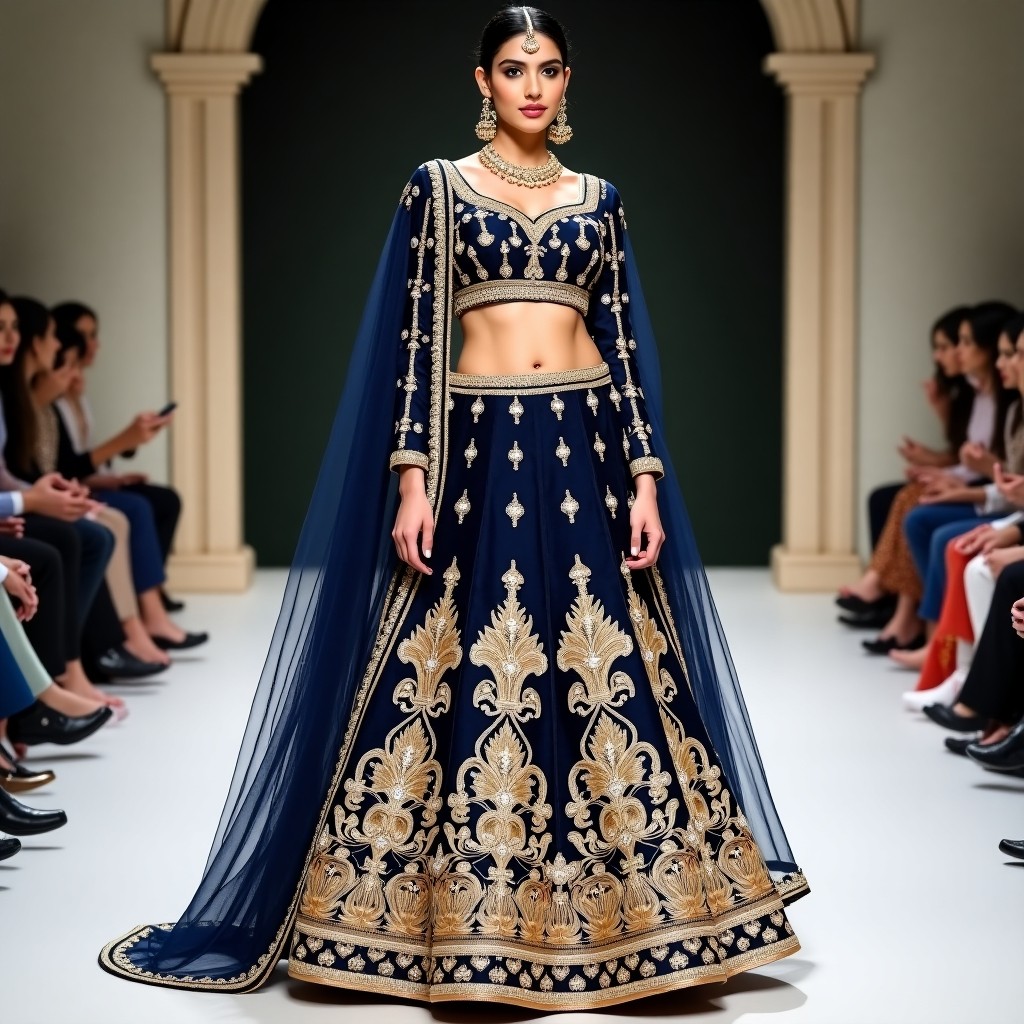 Royal Floral Elegance Lehenga