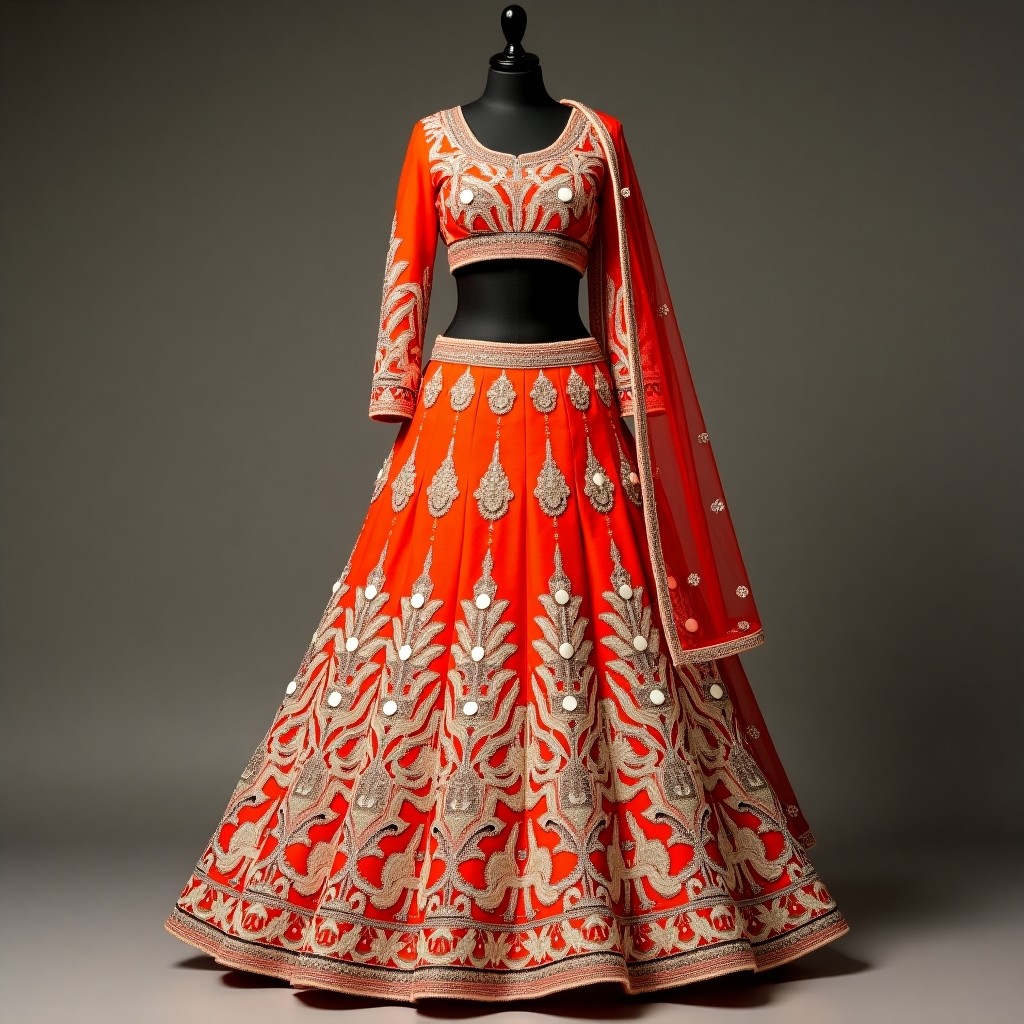 Premium Royal Blossom Lehenga
