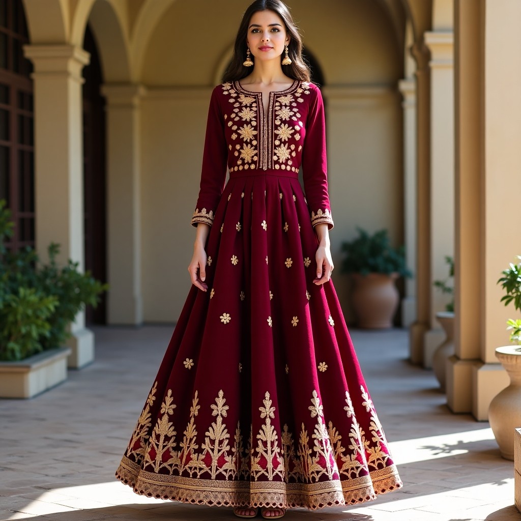 Royal Festive Embroidered Lehenga