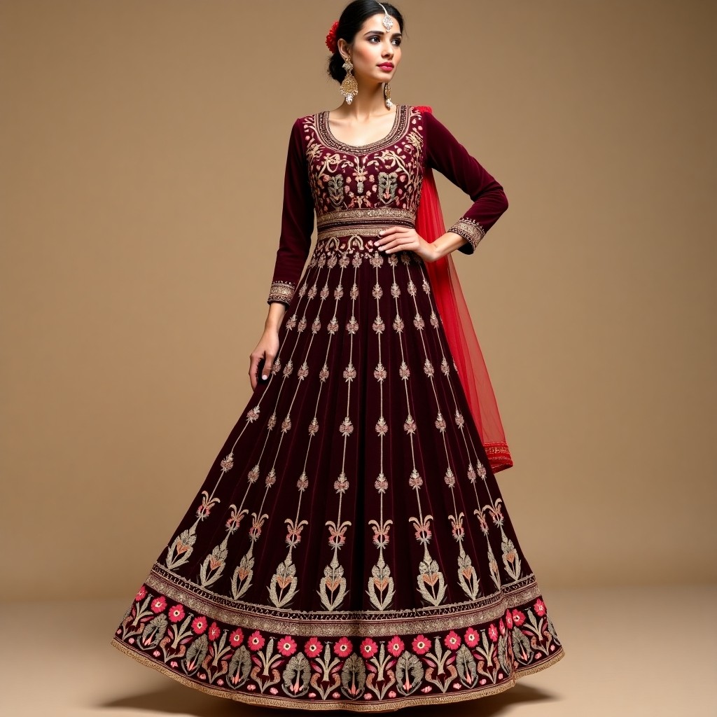 Premium Royal Blossom Lehenga