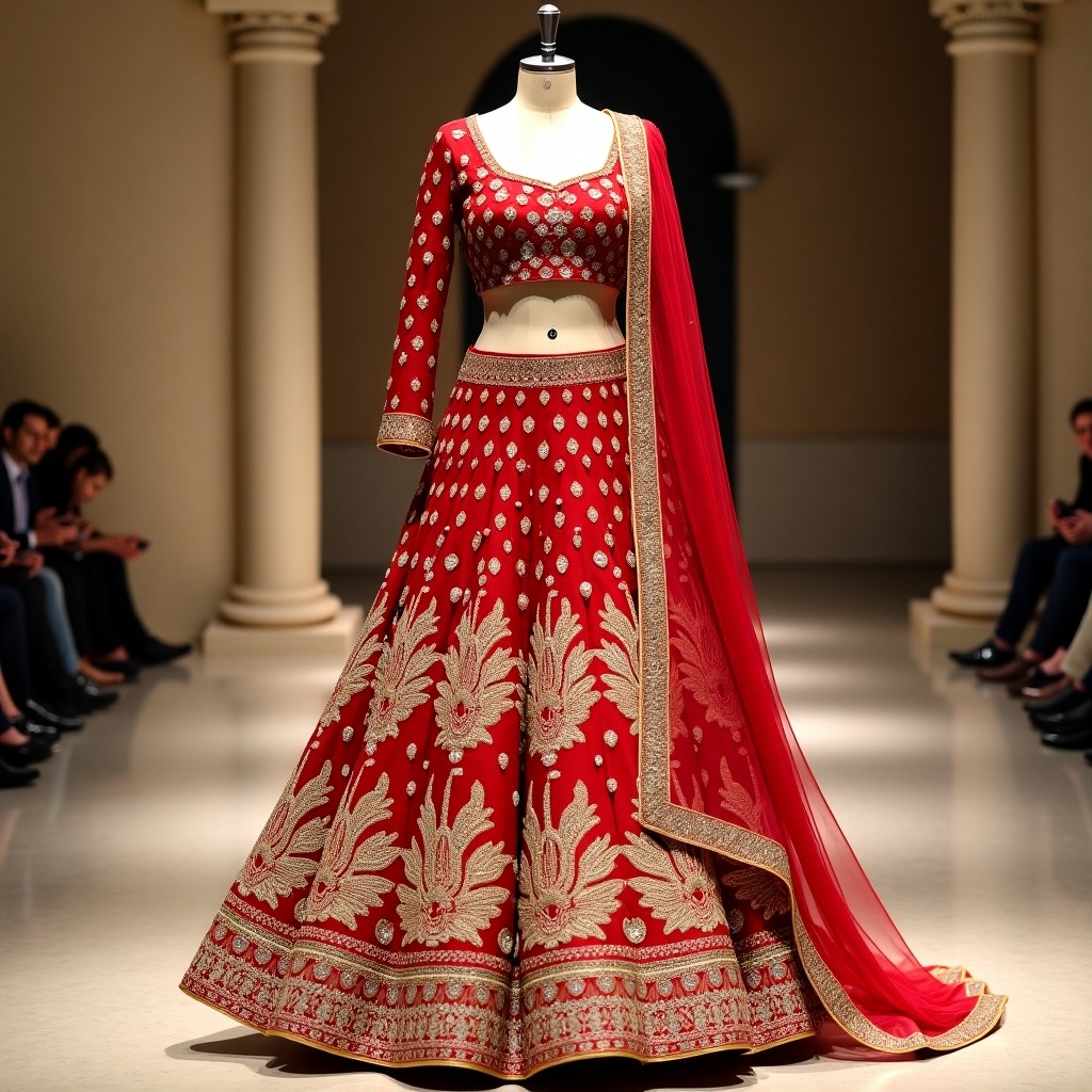 Royal Floral Festive Couture Lehenga