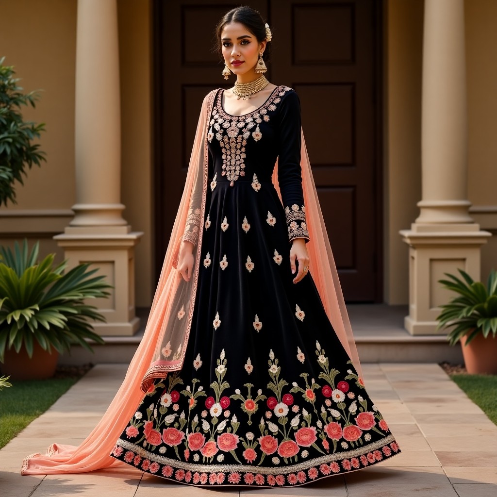 Golden Royal Heritage Bridal Lehenga